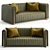 Modern River Sofa 3D model small image 1