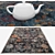 Versatile Set of 6 Rugs 3D model small image 3