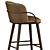 Elegant Arven Barstool by Parla 3D model small image 3