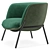 BomBom Armchair: Sleek and Stylish Seating 3D model small image 4