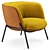 BomBom Armchair: Sleek and Stylish Seating 3D model small image 7