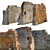 Title: Aged Walls for Atmospheric Scenes 3D model small image 1