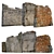 Title: Aged Walls for Atmospheric Scenes 3D model small image 2