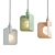 Elegant Corner Pendant Lamp 3D model small image 1