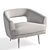 Elegant Millie Chair: Modern 2015 Design 3D model small image 4