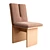 Paradox Wood Dining Chair 3D model small image 1