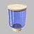 Mastea Blue-Gray Coffee Table 3D model small image 4