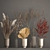 Elegant Reed Bouquet: Menu Cyclades Vase 3D model small image 5