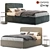 BoConcept Houston Bed - Stylish and Functional 3D model small image 1