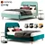 Molson Bed: Stylish and Functional 3D model small image 1