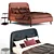 Molson Bed: Stylish and Functional 3D model small image 4