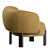 Elegant Moon Slipper Chair by Philippe Hurel 3D model small image 6
