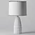 Elegant Ella Ceramic Table Lamp 3D model small image 2