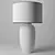 Exquisite Chinoiserie Ceramic Lamp 3D model small image 3
