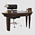 Modern Office Furniture Set 3D model small image 3