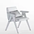 Libera Armchair - Elegant Living Room Seating 3D model small image 3