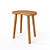 Zara Home Wooden Palette Stool 3D model small image 1