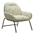 Mii Lounge Chair: Sleek and Comfortable 3D model small image 1