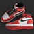 Nike Jordan- High Detail Sneakers 3D model small image 2
