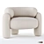 Royal Embrace Armchair 3D model small image 1