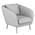 Modern Living: Hanna Chair 3D model small image 4