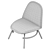 Bowler-Inspired Armchair: Sleek & Stylish 3D model small image 6