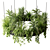 Greenery on the Go: Hanging Ring Planter 3D model small image 2