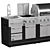 Ultimate Outdoor Kitchen: Sink, Gas, Grill, Cabinet & Cooler 3D model small image 4