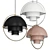 GUBI Multi-Lite Pendant: Modern Elegance. 3D model small image 1