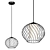 Cedrice Cage Pendant Light: Elegant and Versatile 3D model small image 1