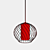 Cedrice Cage Pendant Light: Elegant and Versatile 3D model small image 2
