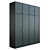 Stylish Illuminated Wardrobe: Cupboard MY 71 3D model small image 1