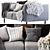 BLAZE 3-Seater Sofa: Contemporary Design for Modern Living 3D model small image 5