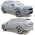 Sleek and Powerful Mitsubishi Outlander 3D model small image 7