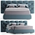 Luxe Dream Collection: Flou Majal Bed 3D model small image 12
