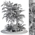 Exotic Outdoor Plant Set 3D model small image 4
