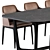 Poliform Concord Table & Grace Chair Dinning Set 3D model small image 2