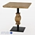 Eco Wood Square Table by Dialma Brown 3D model small image 1