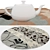 Versatile Rug Set with Multiple Variants 3D model small image 4