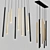 Brass Pendant Lamp: STICK by EGOLUCE 3D model small image 3