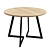 Rome 1050 Sliding Oak Dining Table 3D model small image 5