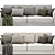 Elegant Frankfurt Sofa, 3-Seater 3D model small image 2
