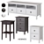 HEMNES Pedestal - Functional and Stylish Storage Solution 3D model small image 4