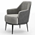 Elegant Mood Sofa Chair 3D model small image 3