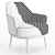 Elegant Mood Sofa Chair 3D model small image 5
