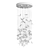 Night Butterflies Chandelier: Elegant & Ethereal 3D model small image 1