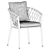 Sophisticated Erica Outdoor Chair 3D model small image 7