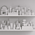 Multi-Purpose Cosmetics Shelf 3D model small image 2