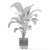 Rusty Concrete Pot Indoor Plants 3D model small image 6