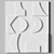 Elegant Wall Relief Sculpture 3D model small image 2